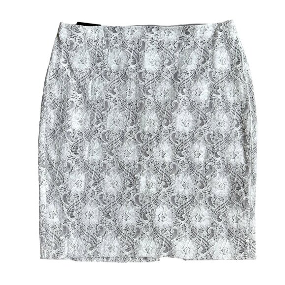 Banana Republic Womens Lace Pencil Skirt 12‎ Coquette NEW Date Night - Picture 1 of 10